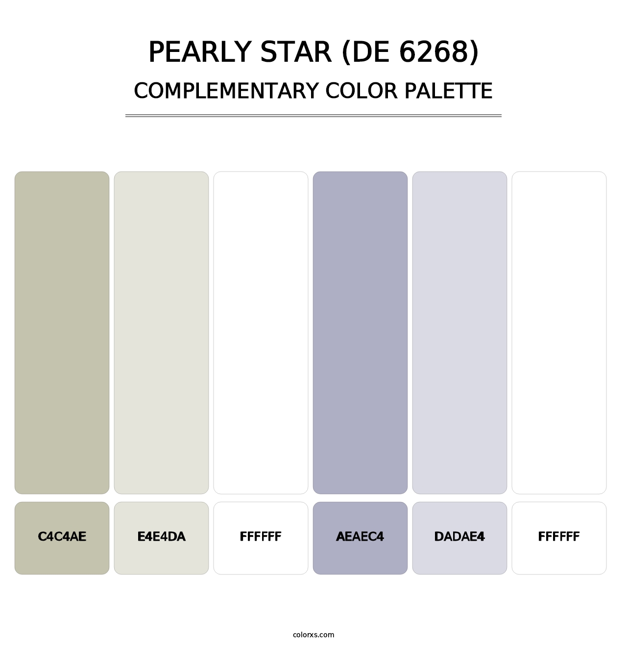 Pearly Star (DE 6268) - Complementary Color Palette