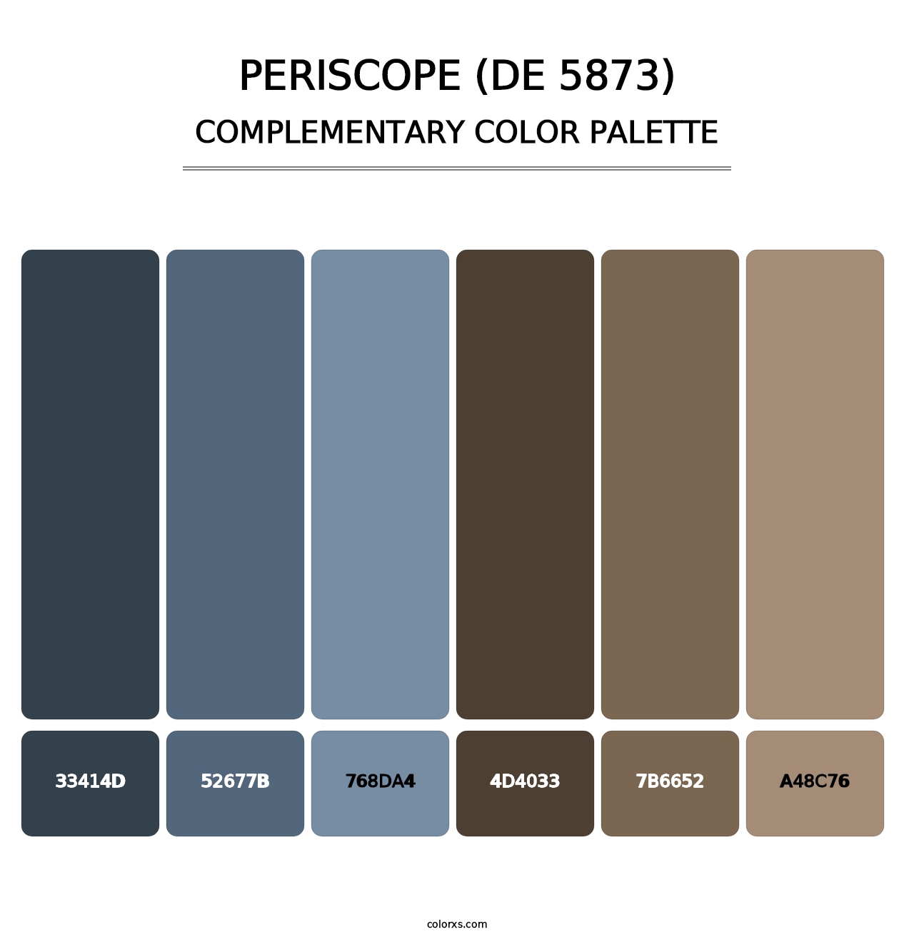 Periscope (DE 5873) - Complementary Color Palette