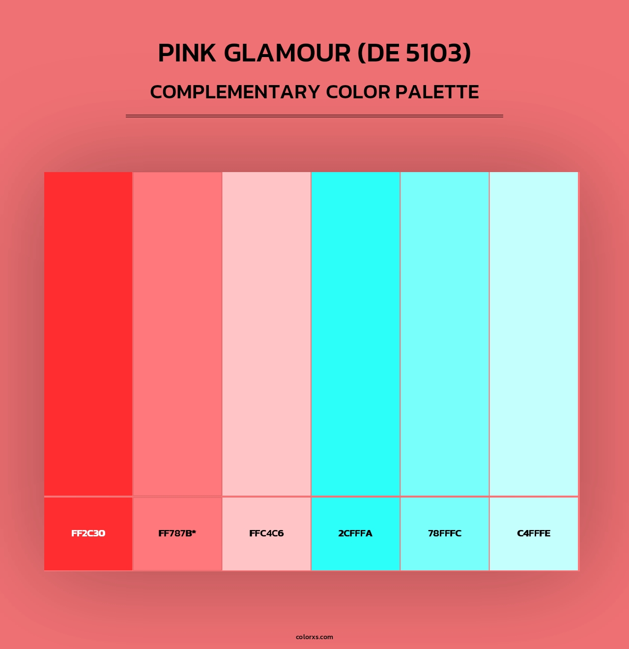 Pink Glamour (DE 5103) - Complementary Color Palette