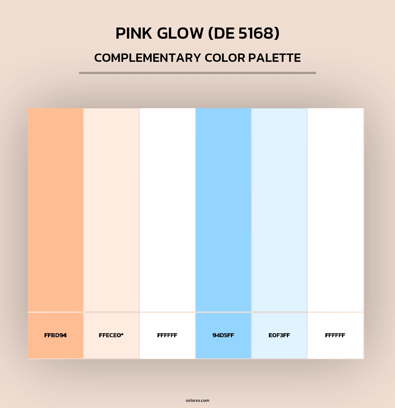 Pink Glow (DE 5168) - Complementary Color Palette