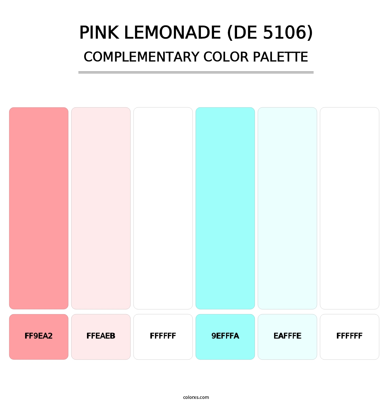 Pink Lemonade (DE 5106) - Complementary Color Palette