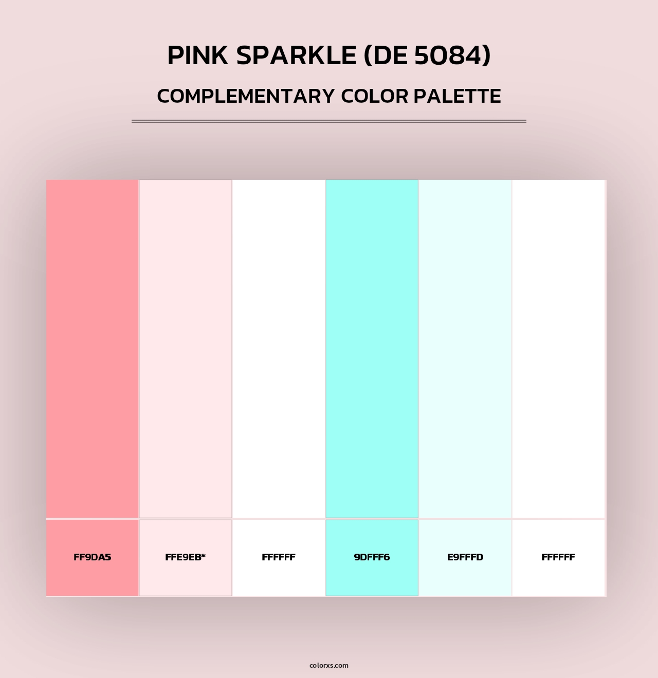 Pink Sparkle (DE 5084) - Complementary Color Palette