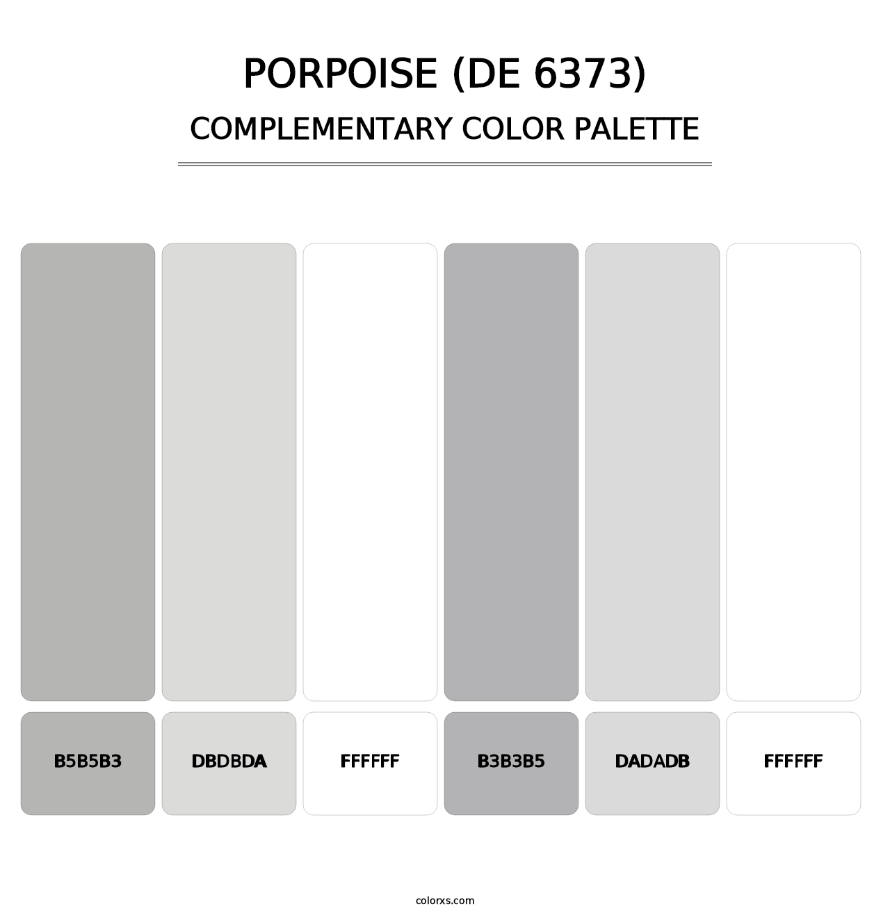 Porpoise (DE 6373) - Complementary Color Palette