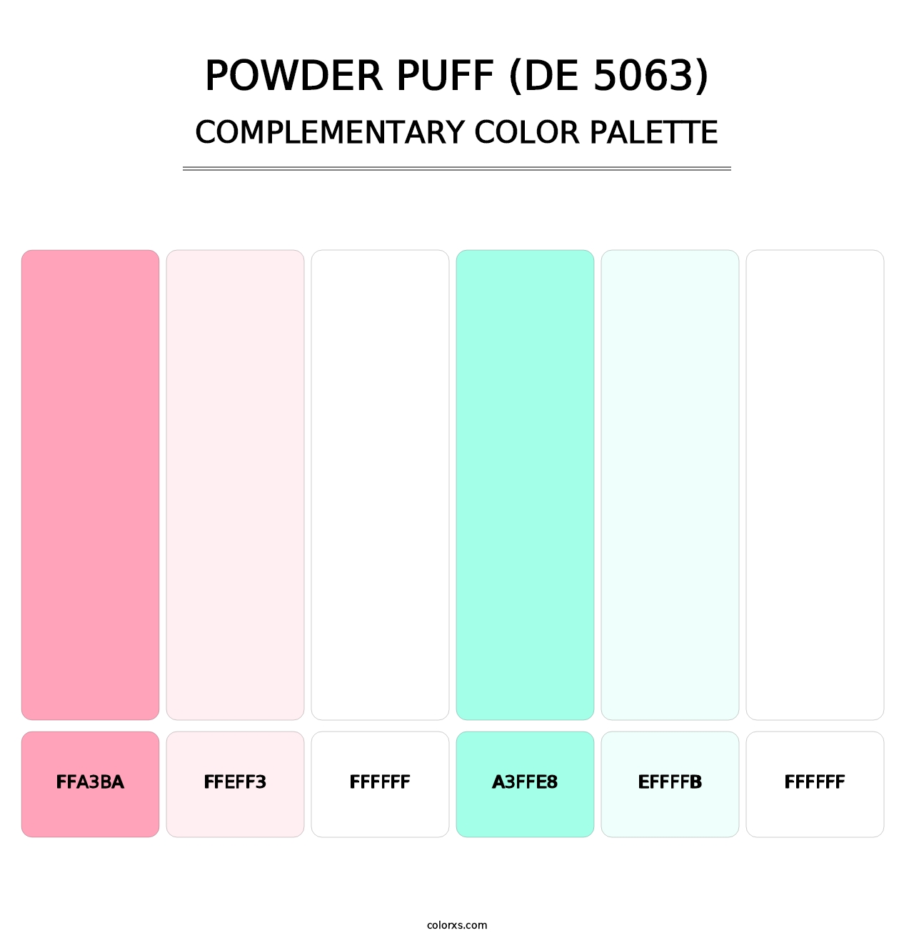 Powder Puff (DE 5063) - Complementary Color Palette