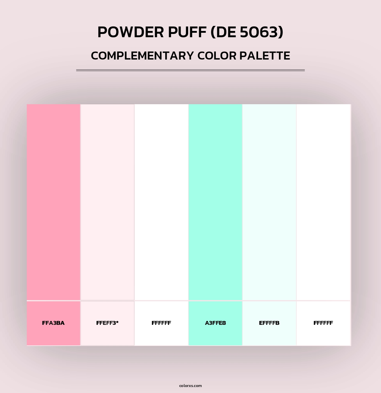 Powder Puff (DE 5063) - Complementary Color Palette