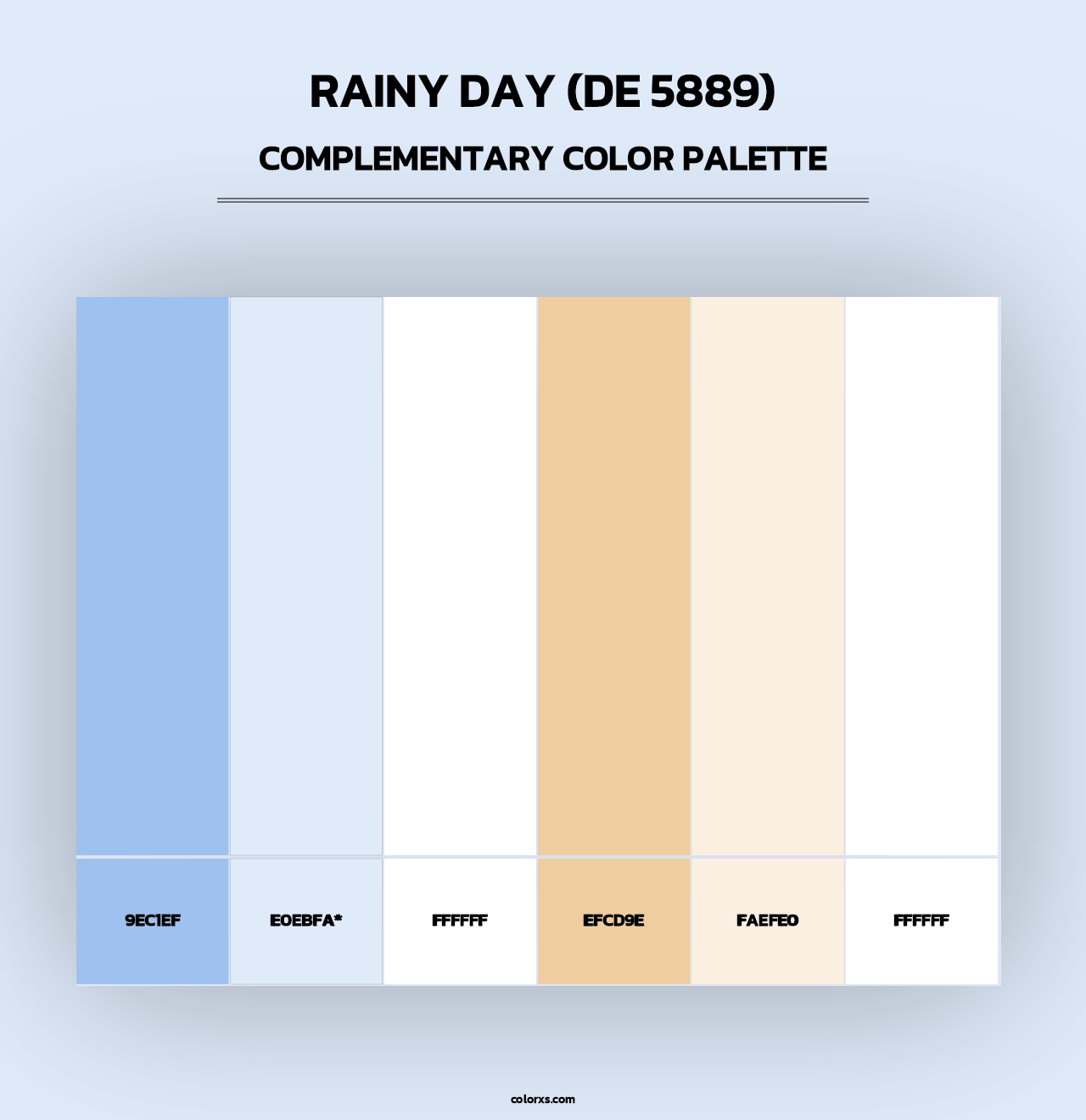 Rainy Day (DE 5889) - Complementary Color Palette