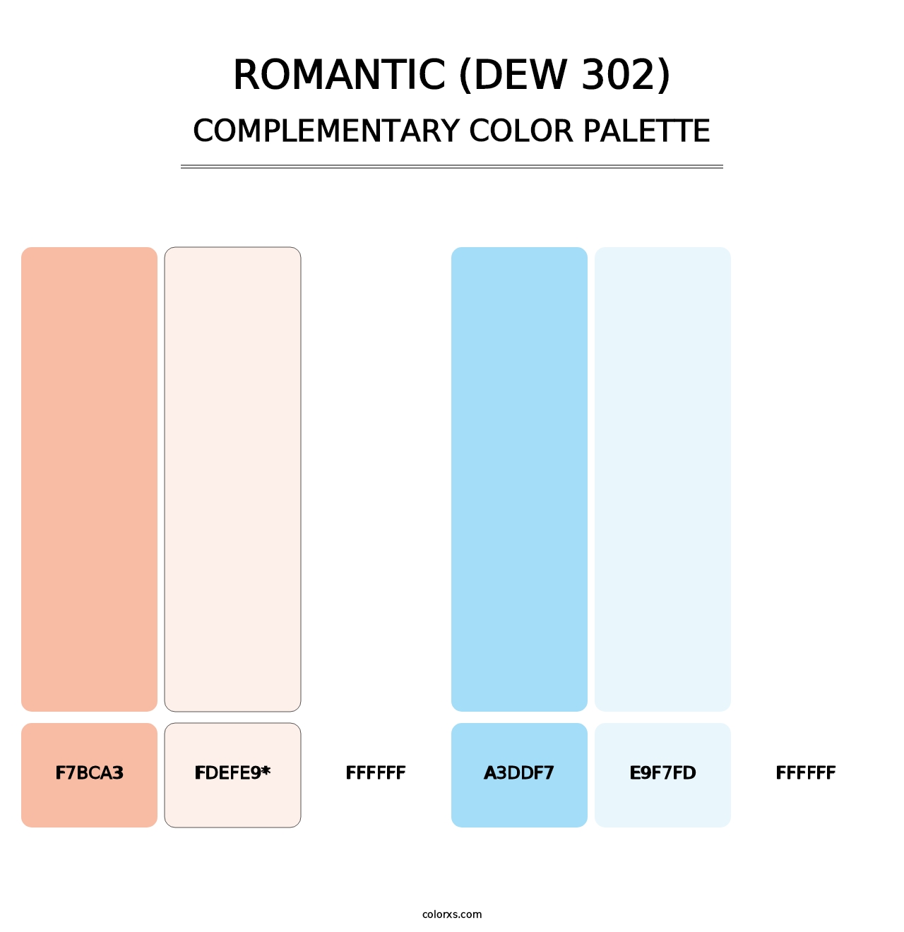 Romantic (DEW 302) - Complementary Color Palette