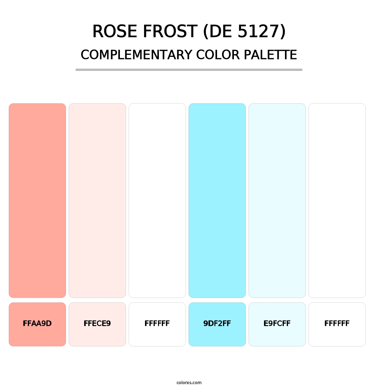 Rose Frost (DE 5127) - Complementary Color Palette