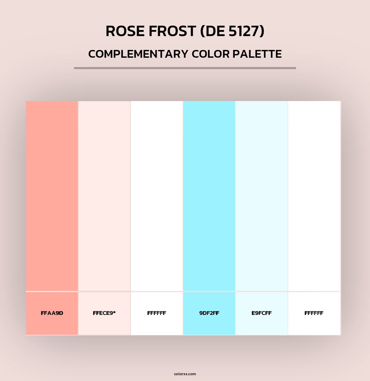 Rose Frost (DE 5127) - Complementary Color Palette
