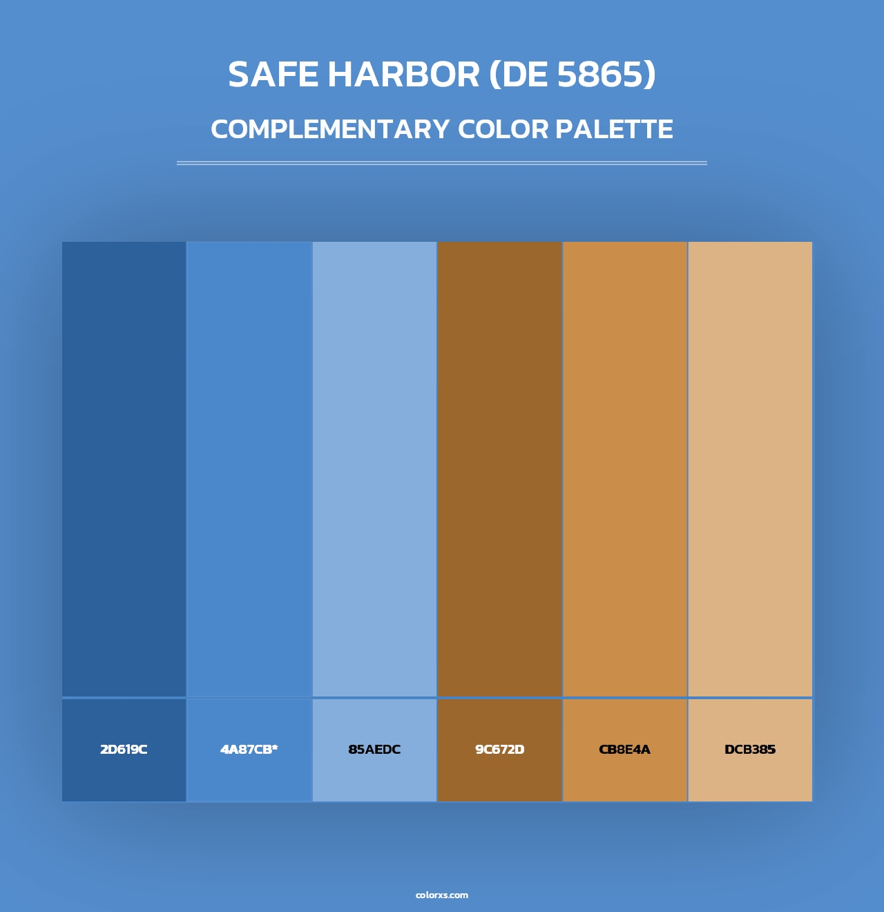 Safe Harbor (DE 5865) - Complementary Color Palette