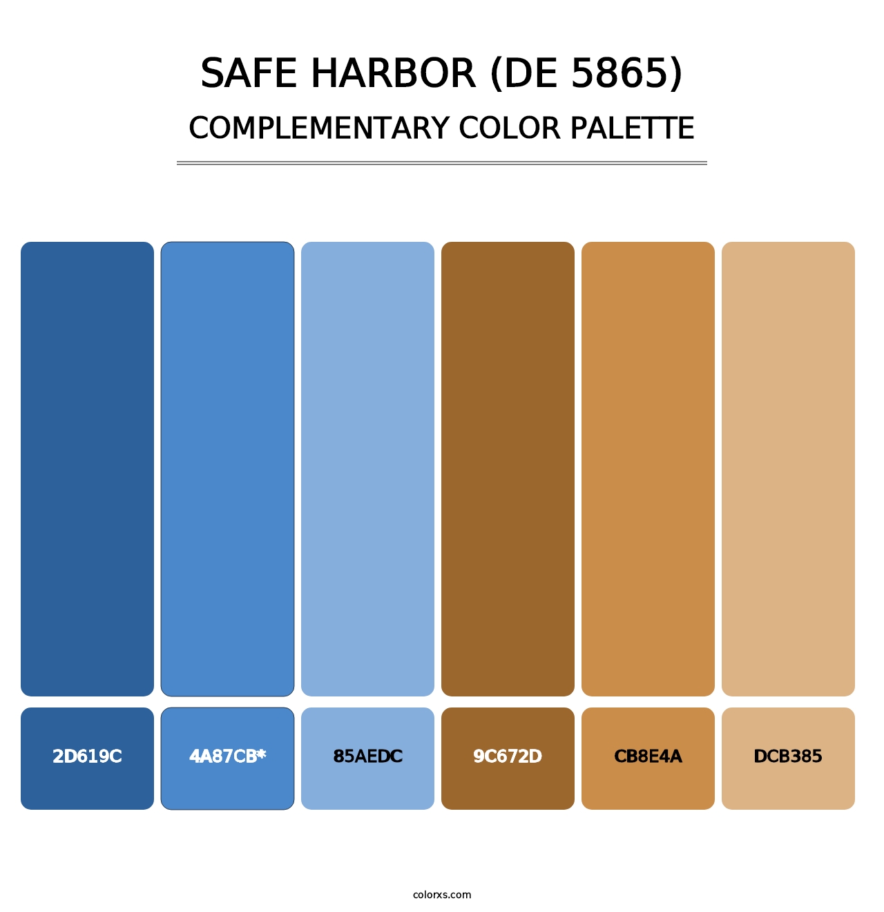 Safe Harbor (DE 5865) - Complementary Color Palette