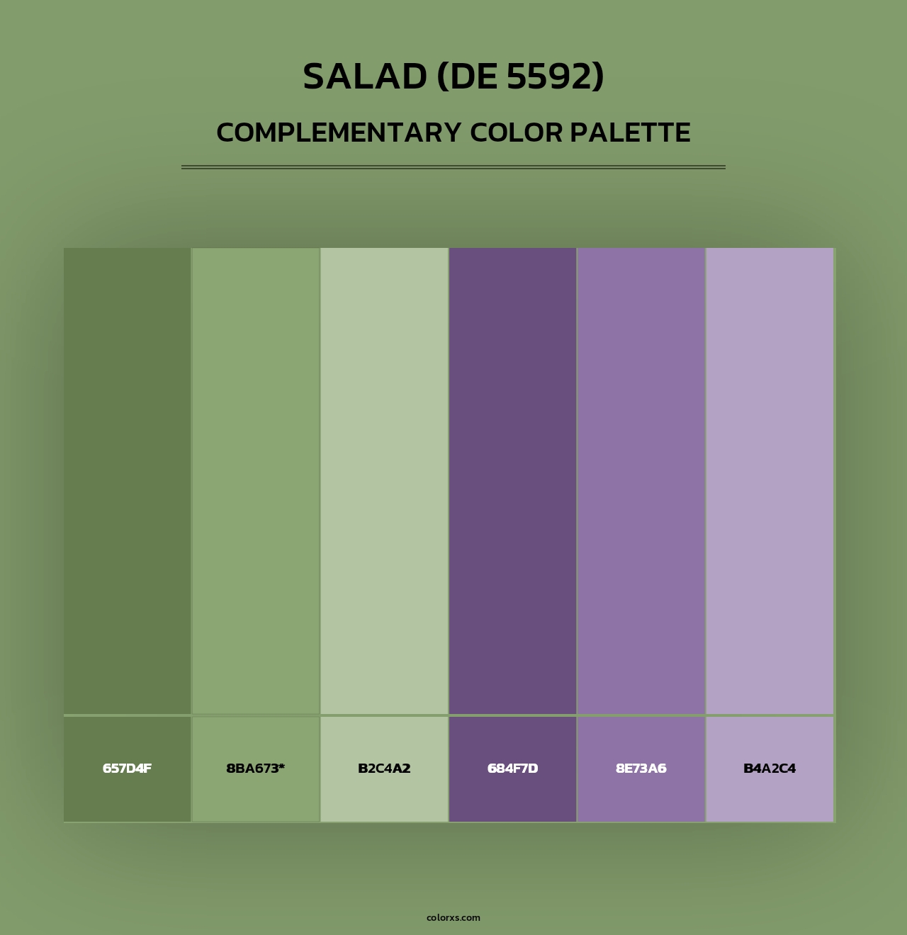 Salad (DE 5592) - Complementary Color Palette