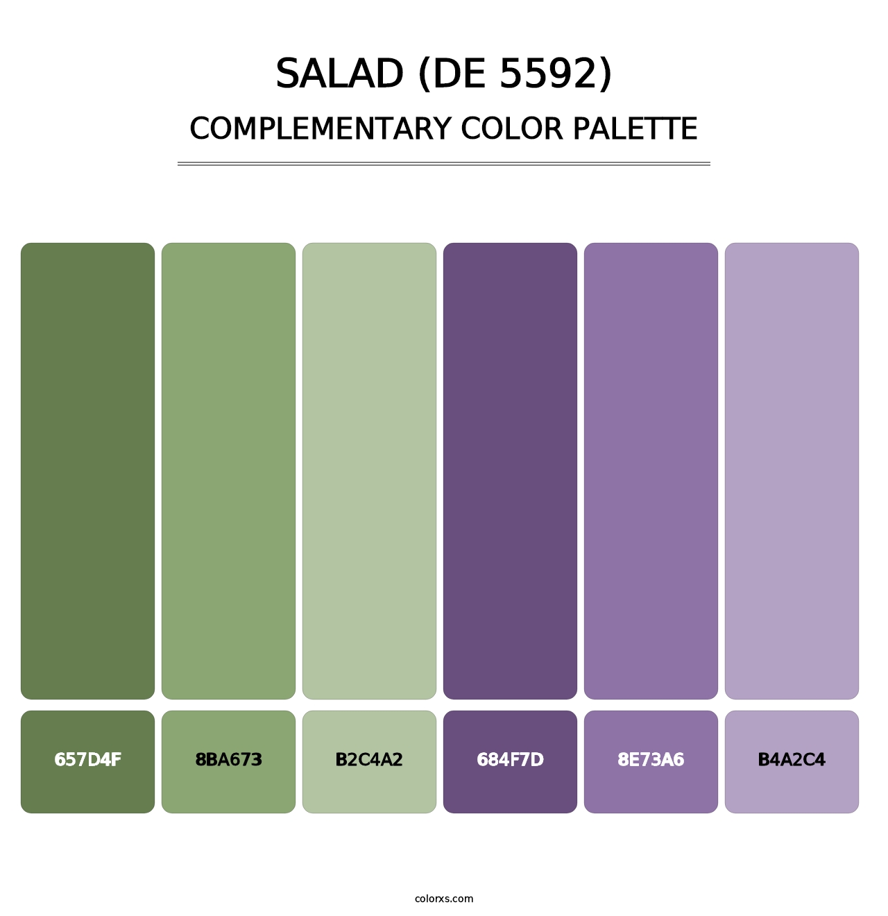 Salad (DE 5592) - Complementary Color Palette