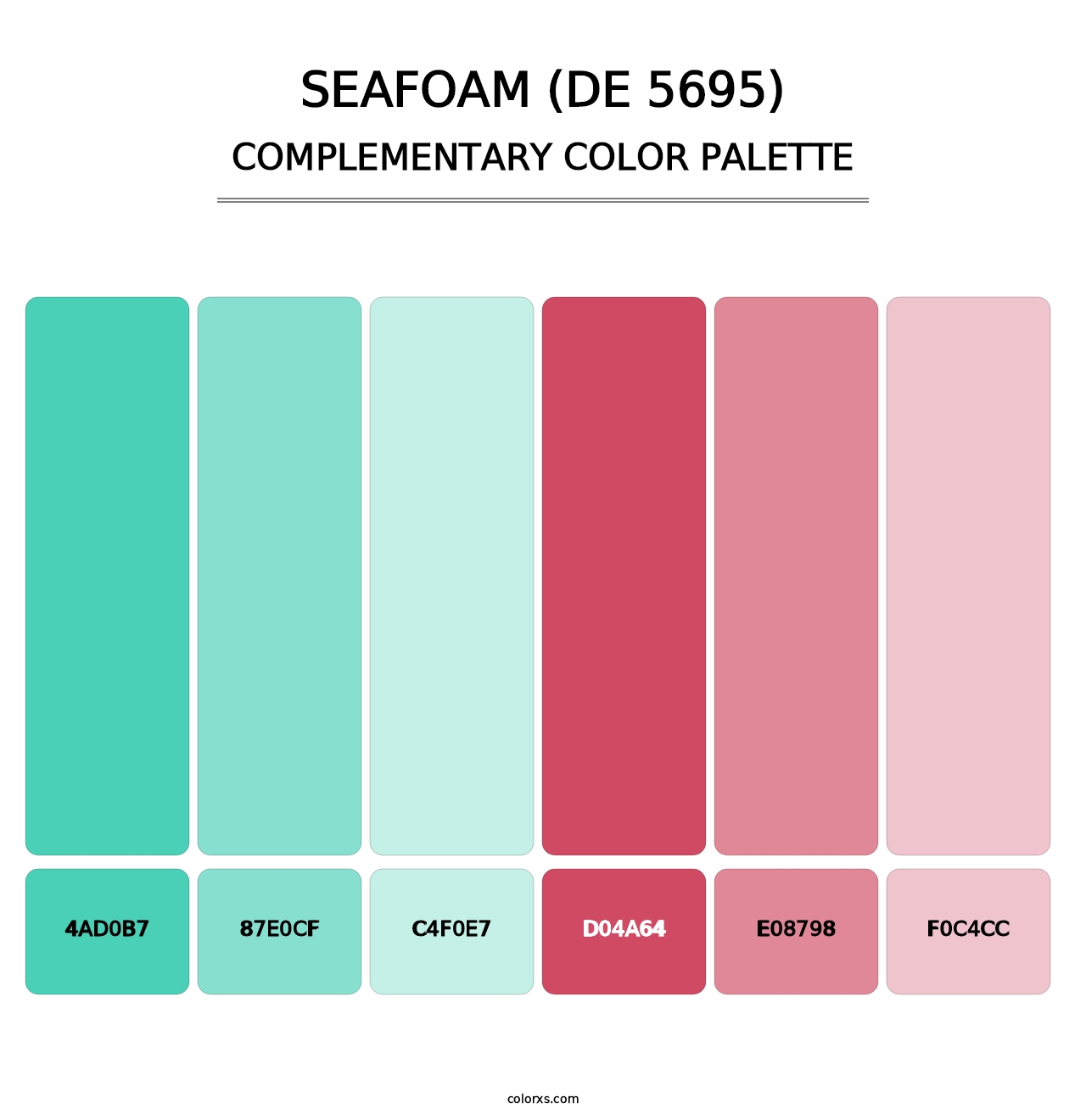 Seafoam (DE 5695) - Complementary Color Palette