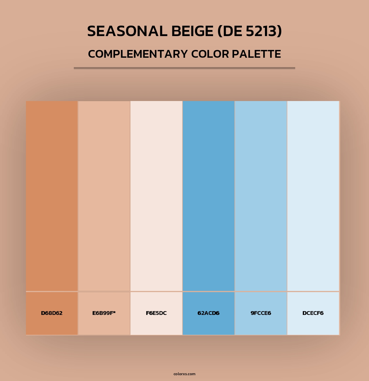 Seasonal Beige (DE 5213) - Complementary Color Palette