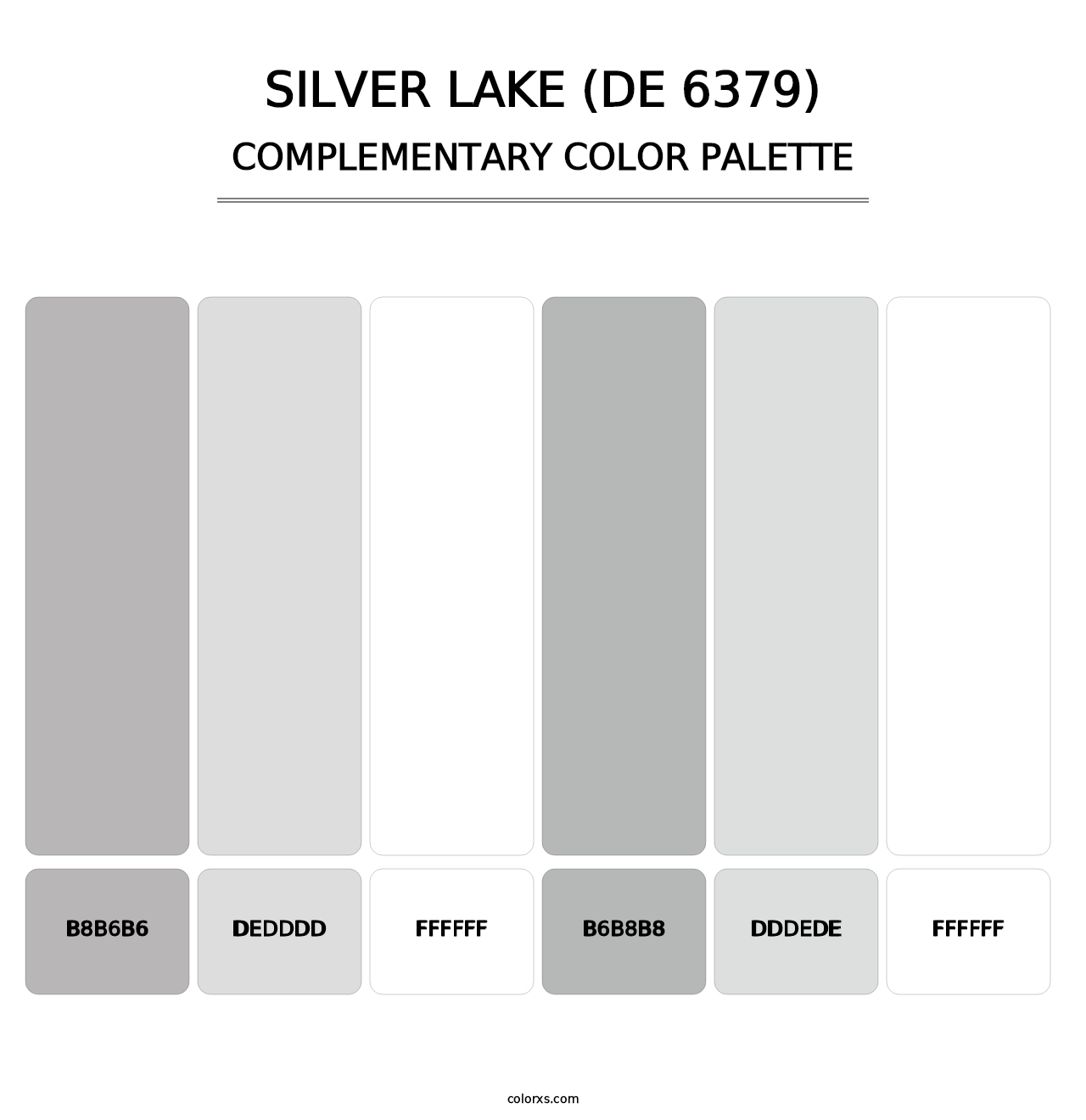 Silver Lake (DE 6379) - Complementary Color Palette