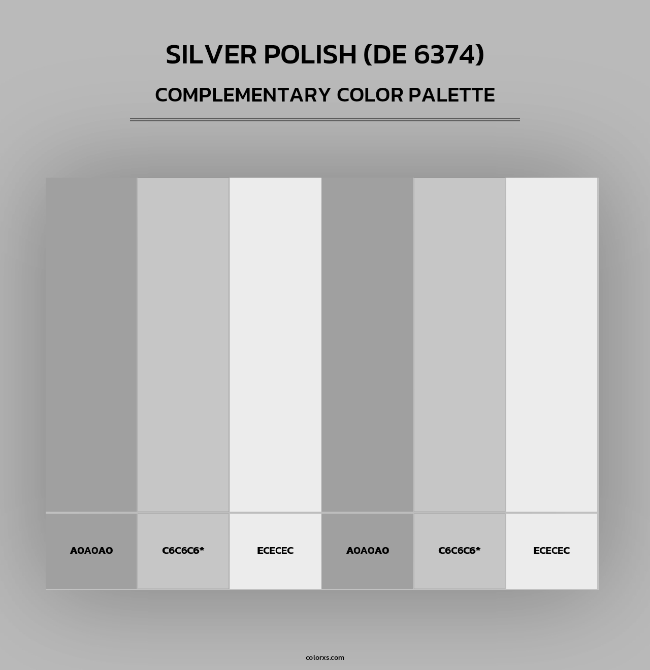 Silver Polish (DE 6374) - Complementary Color Palette