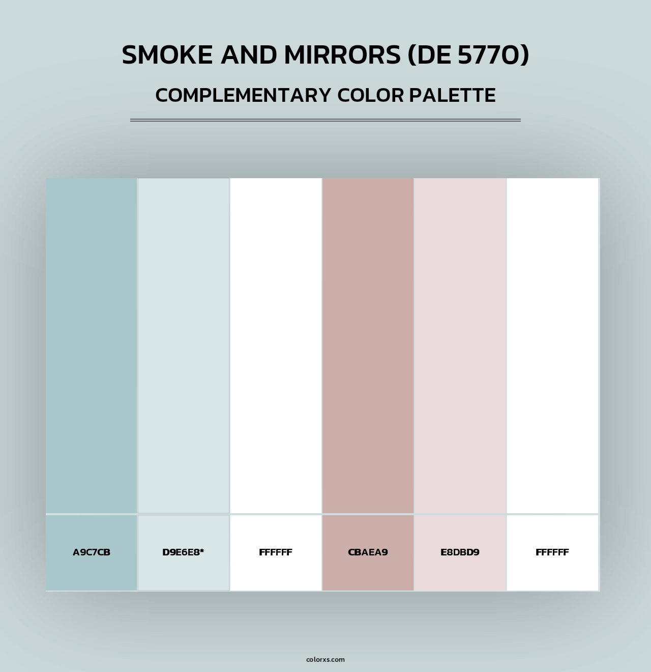 Smoke and Mirrors (DE 5770) - Complementary Color Palette