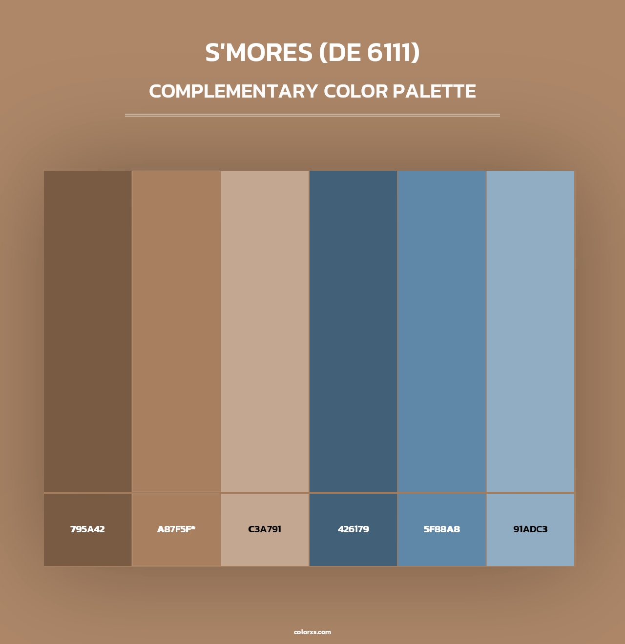 S'mores (DE 6111) - Complementary Color Palette