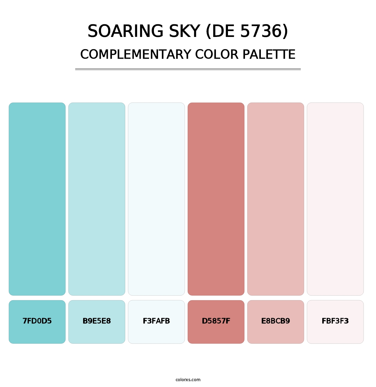 Soaring Sky (DE 5736) - Complementary Color Palette