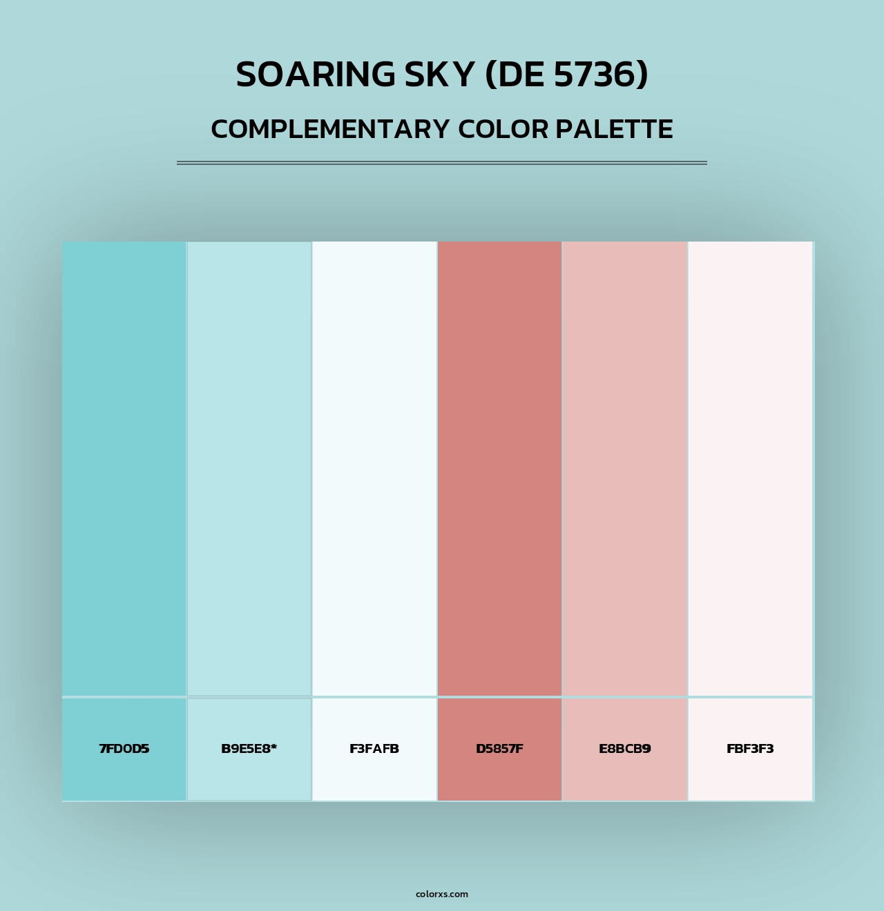 Soaring Sky (DE 5736) - Complementary Color Palette