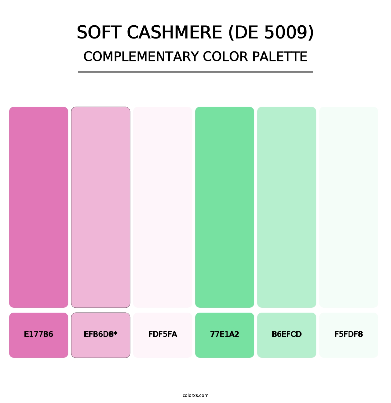 Soft Cashmere (DE 5009) - Complementary Color Palette