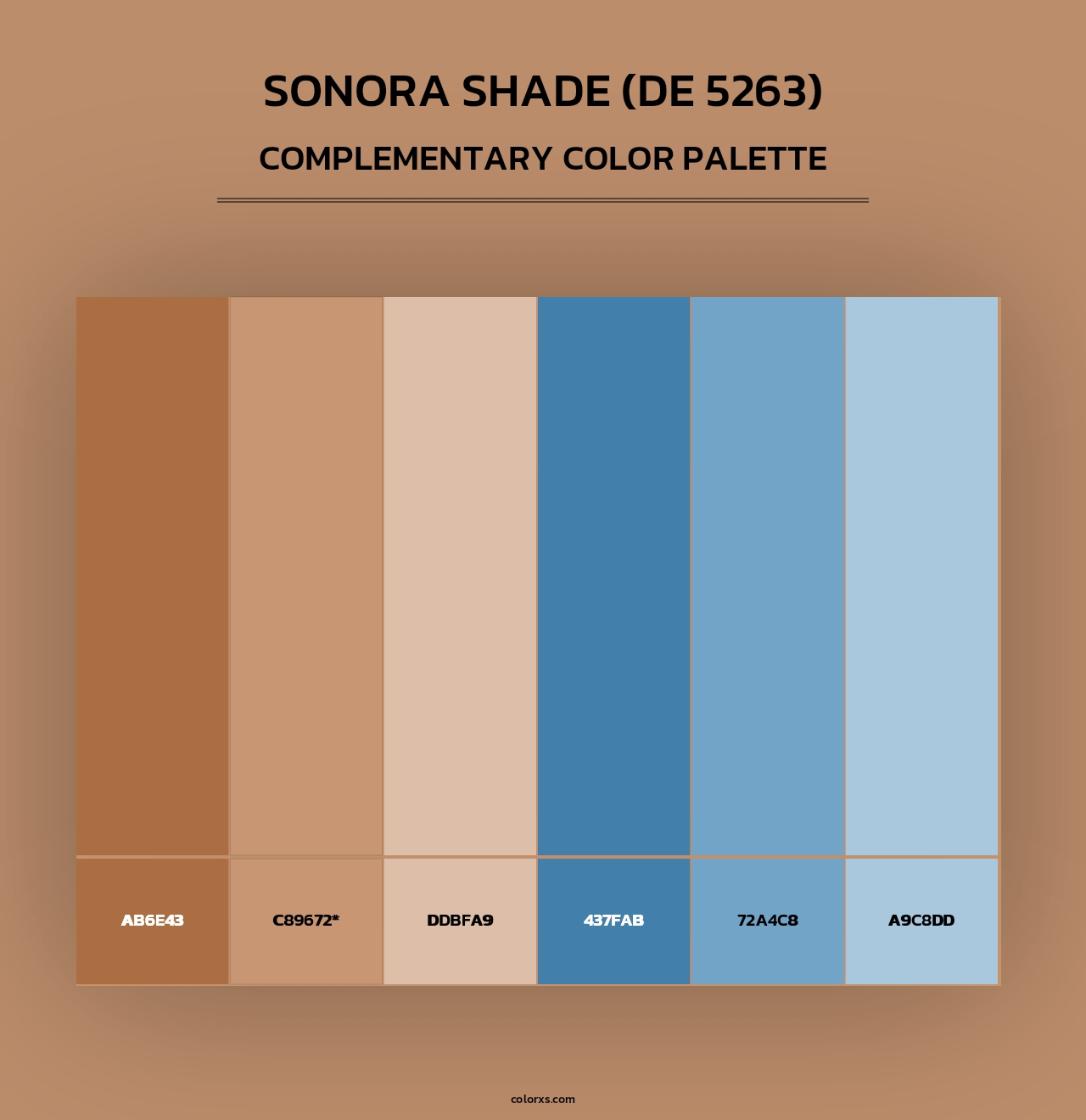 Sonora Shade (DE 5263) - Complementary Color Palette