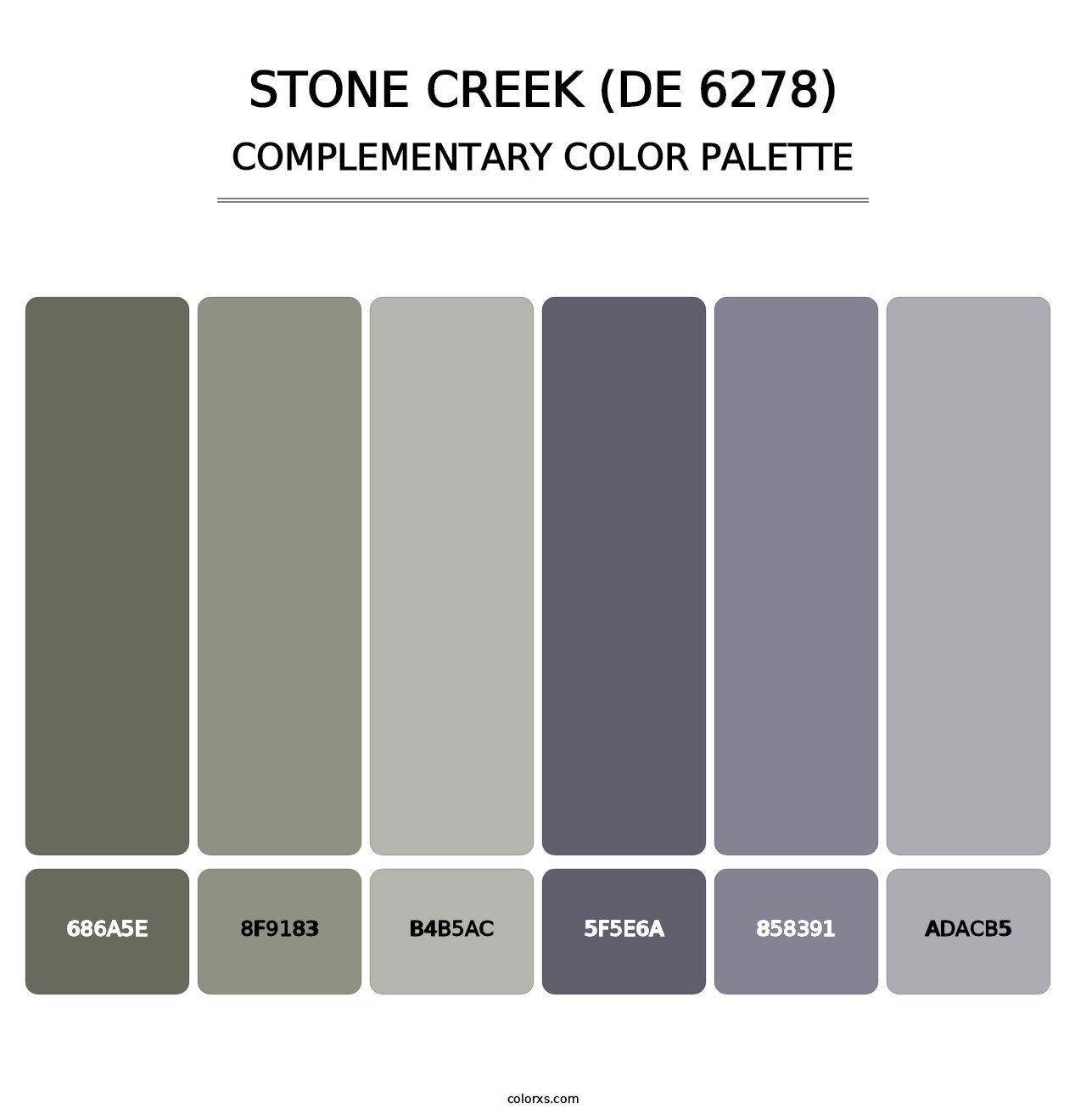 Stone Creek (DE 6278) - Complementary Color Palette