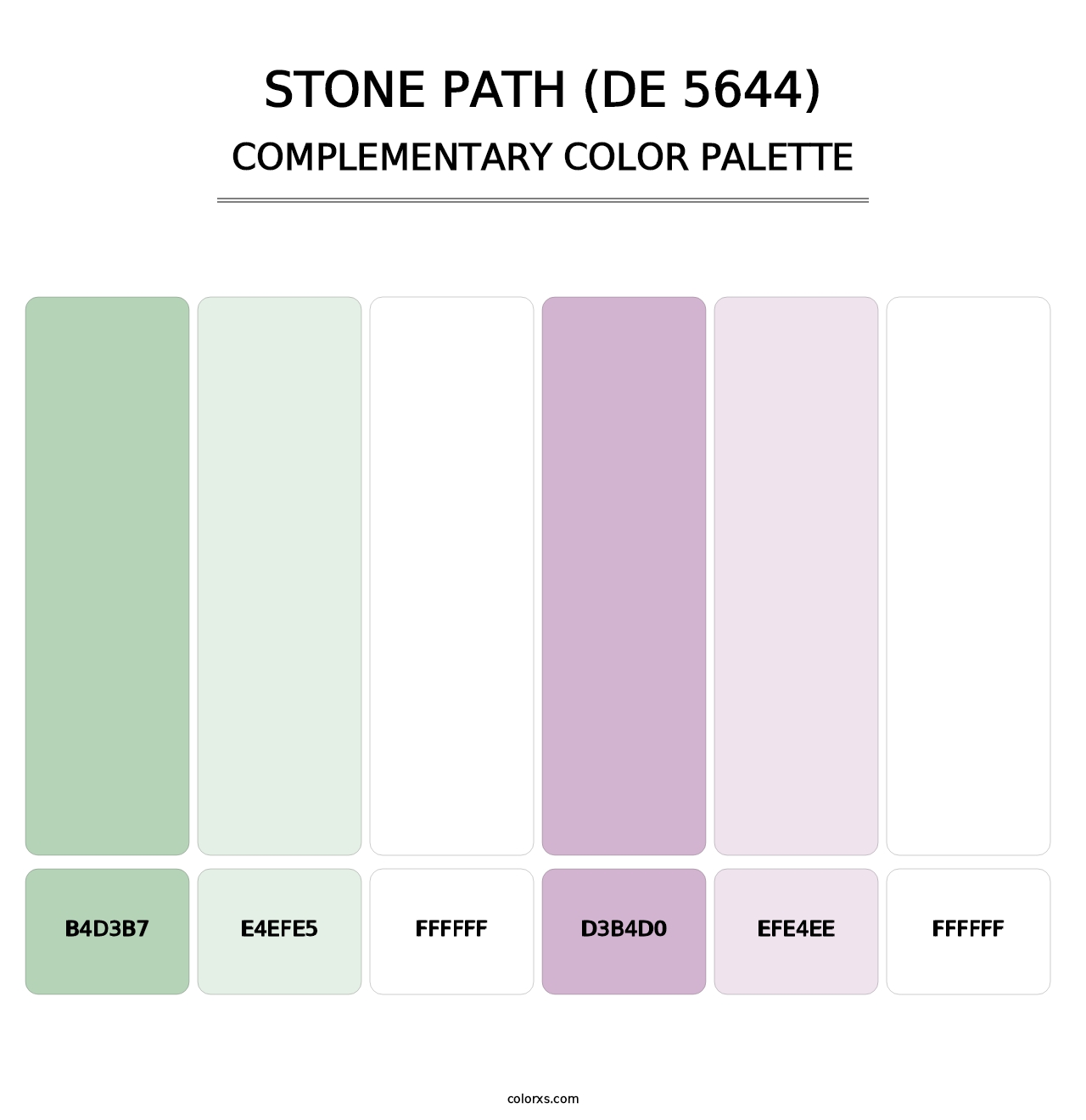 Stone Path (DE 5644) - Complementary Color Palette