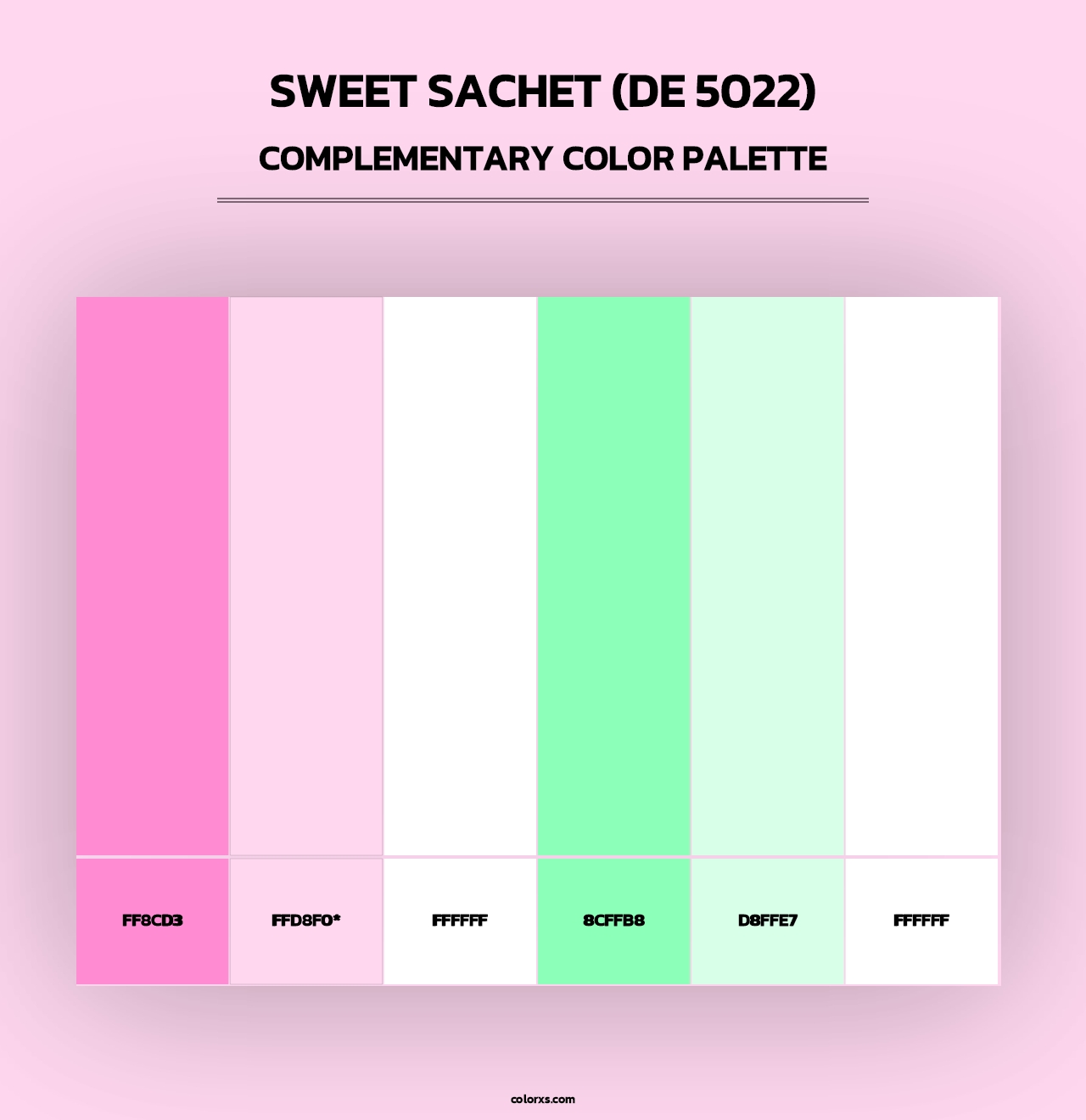 Sweet Sachet (DE 5022) - Complementary Color Palette