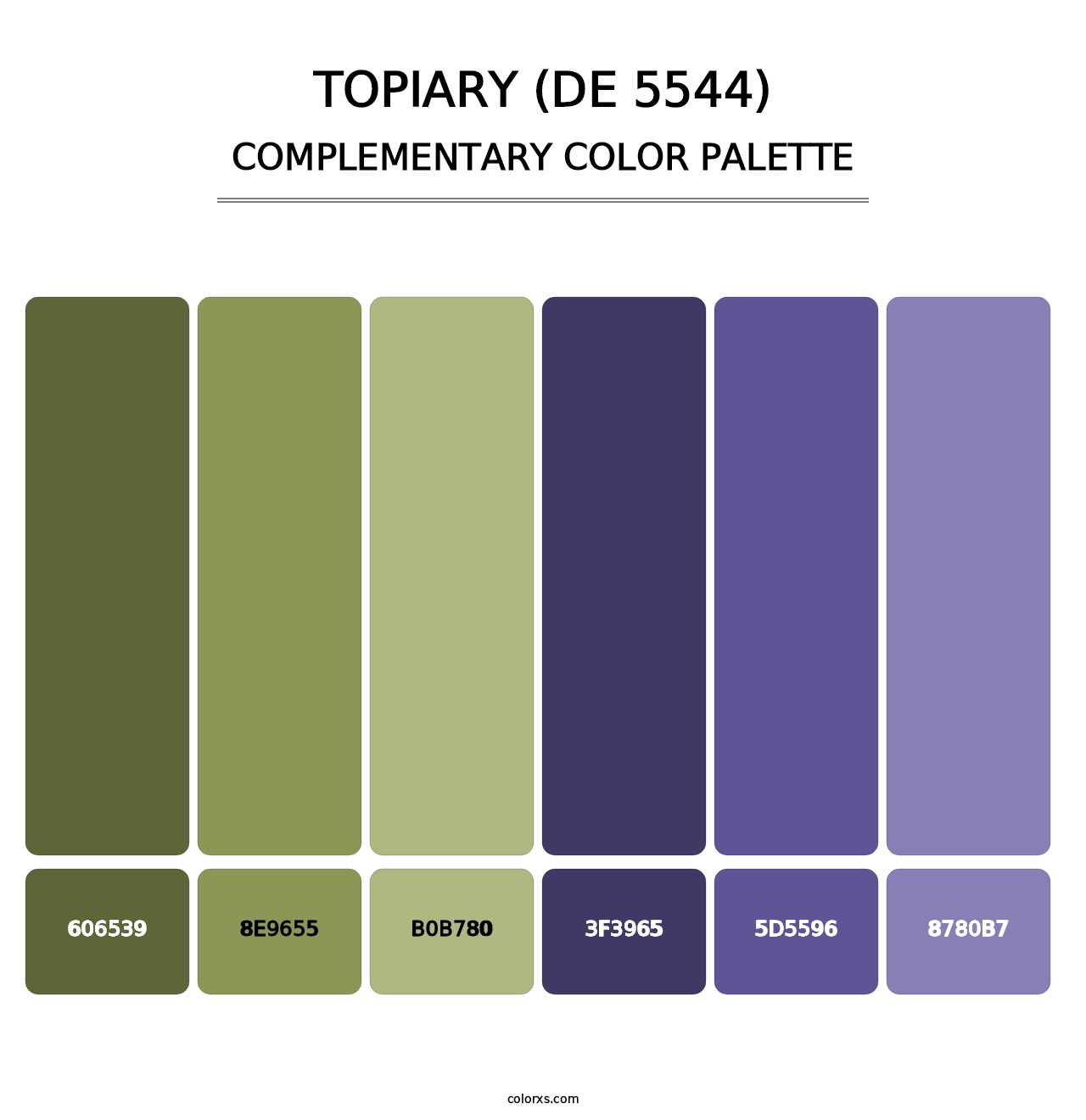 Topiary (DE 5544) - Complementary Color Palette