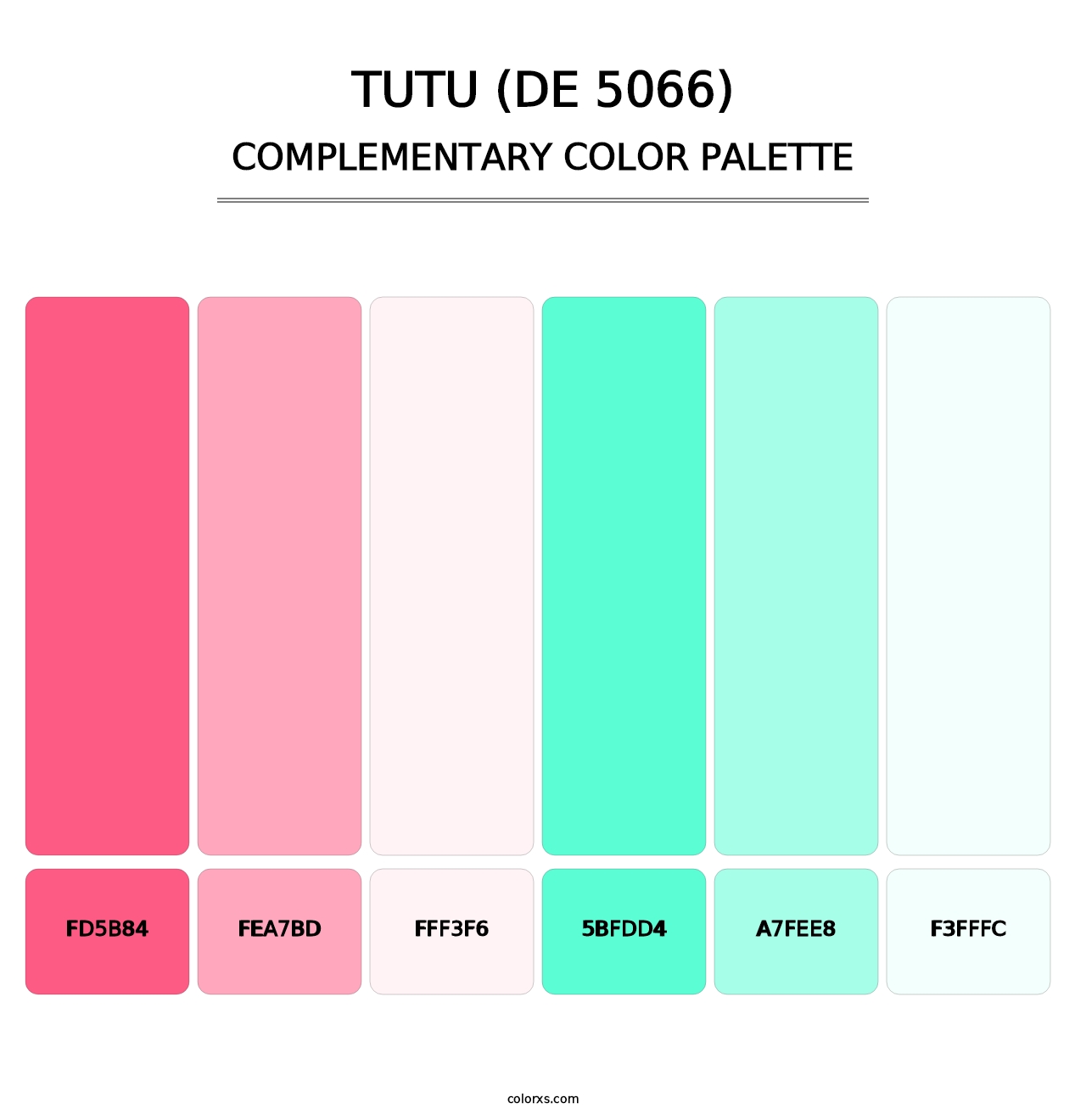 Tutu (DE 5066) - Complementary Color Palette