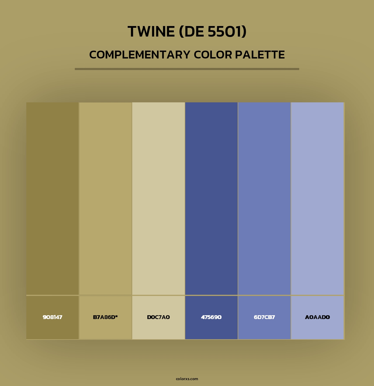 Twine (DE 5501) - Complementary Color Palette
