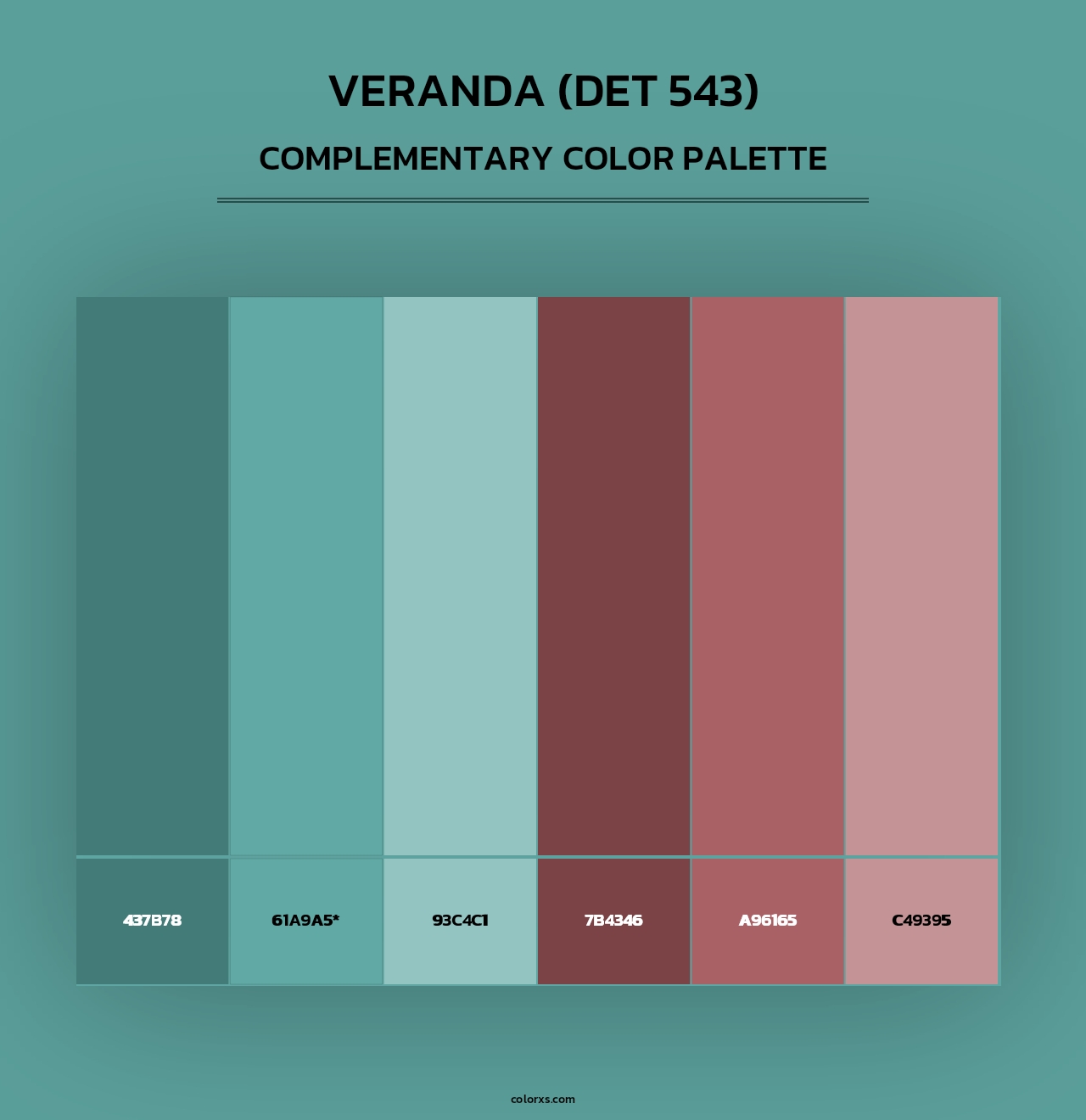 Veranda (DET 543) - Complementary Color Palette