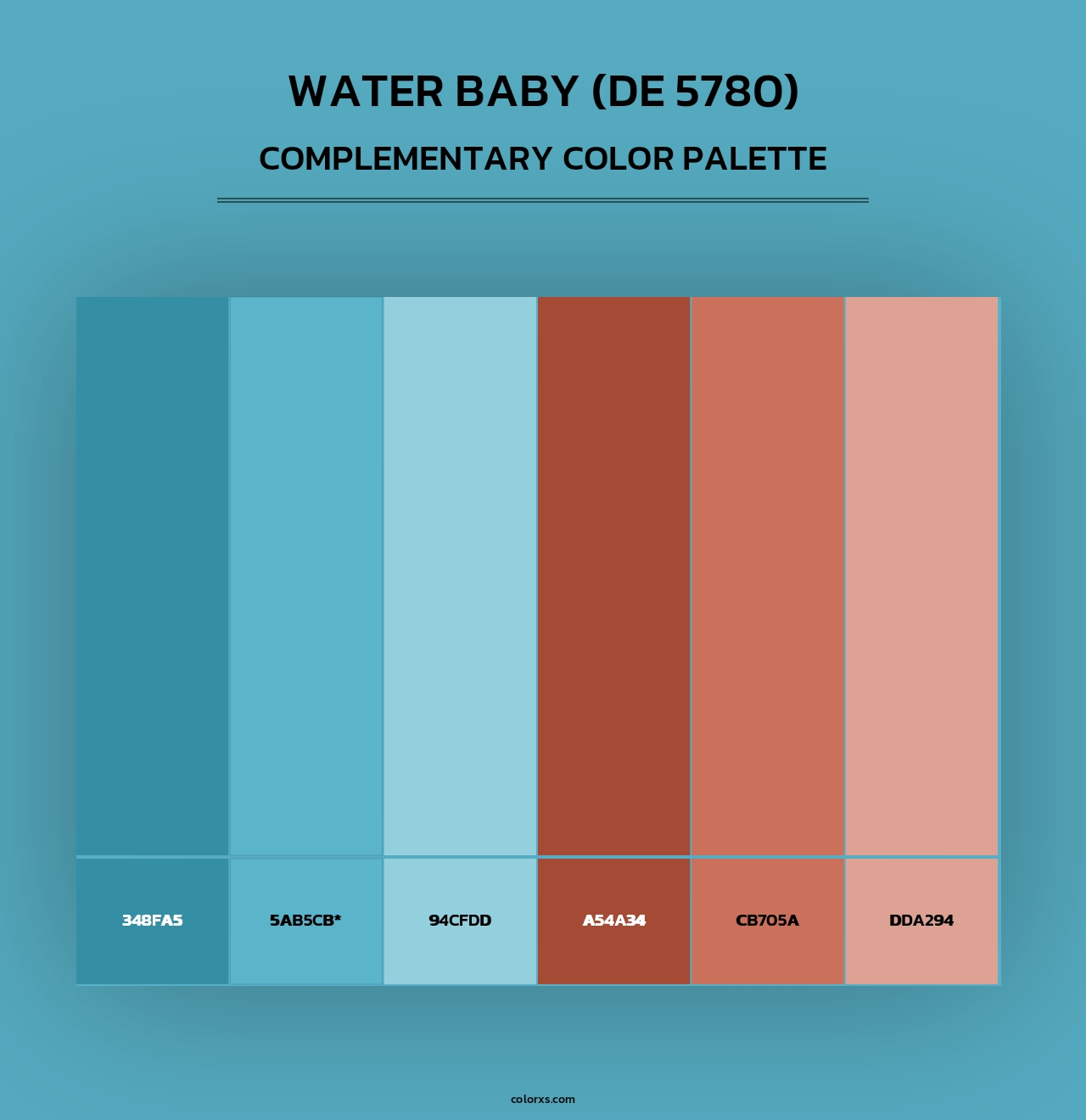 Water Baby (DE 5780) - Complementary Color Palette