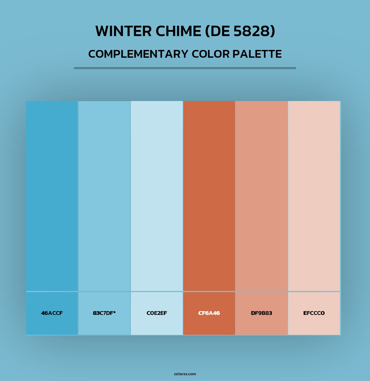 Winter Chime (DE 5828) - Complementary Color Palette