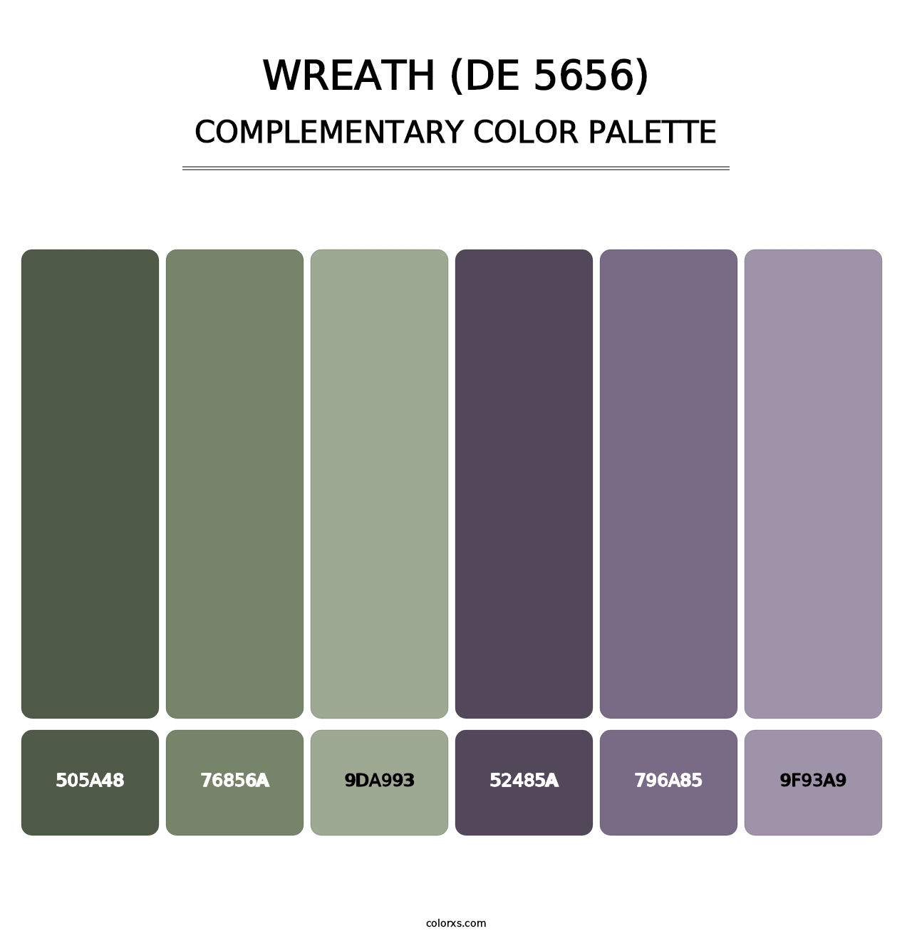Wreath (DE 5656) - Complementary Color Palette