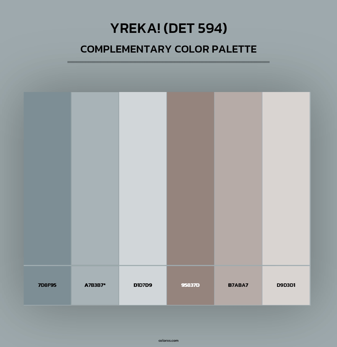 Yreka! (DET 594) - Complementary Color Palette