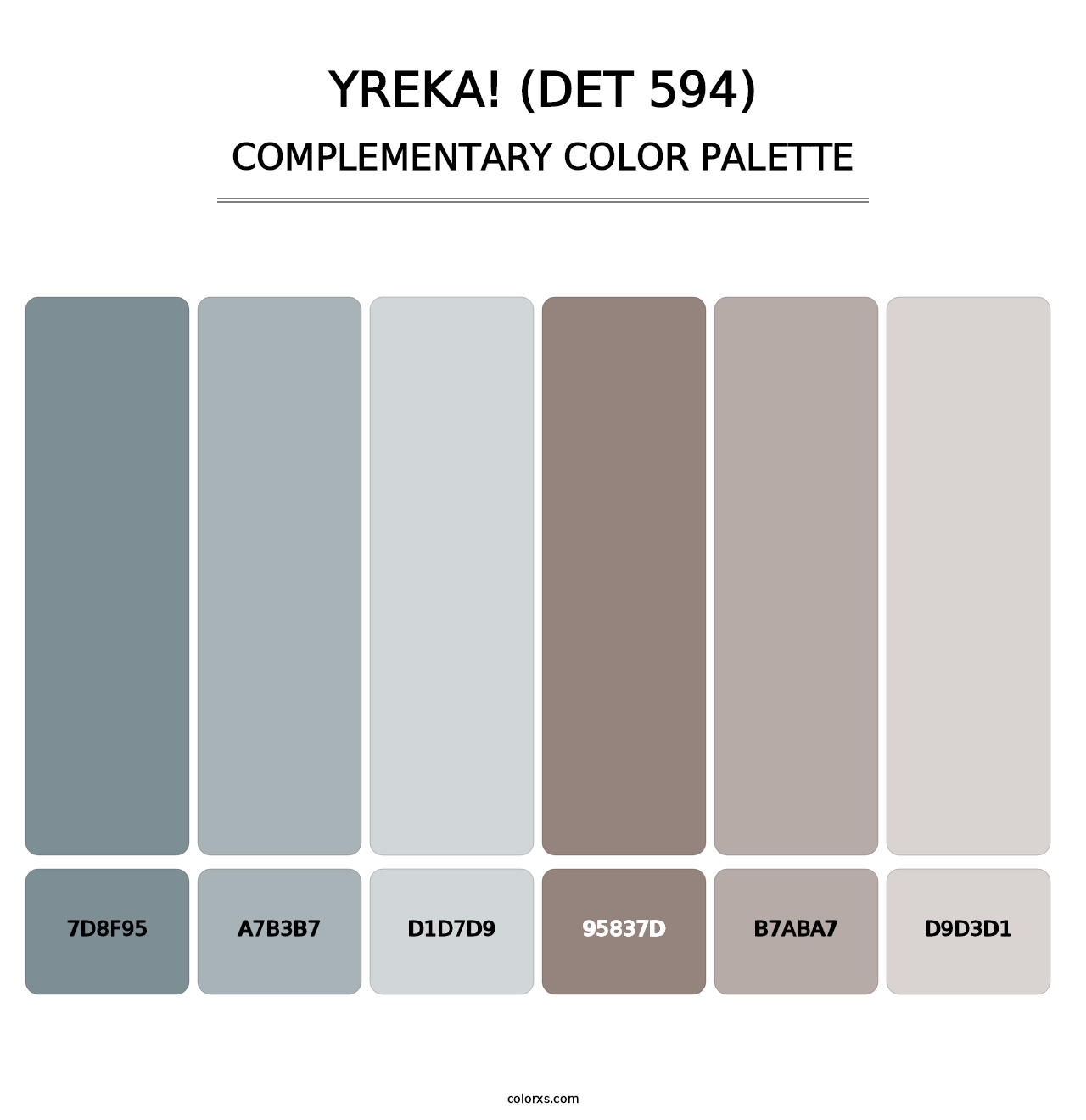 Yreka! (DET 594) - Complementary Color Palette