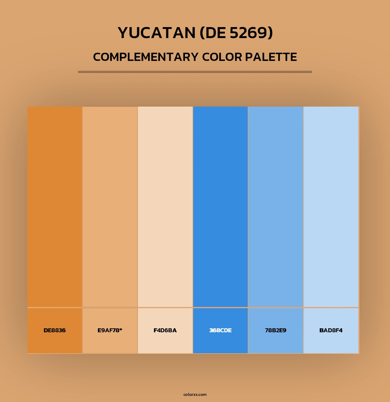 Yucatan (DE 5269) - Complementary Color Palette