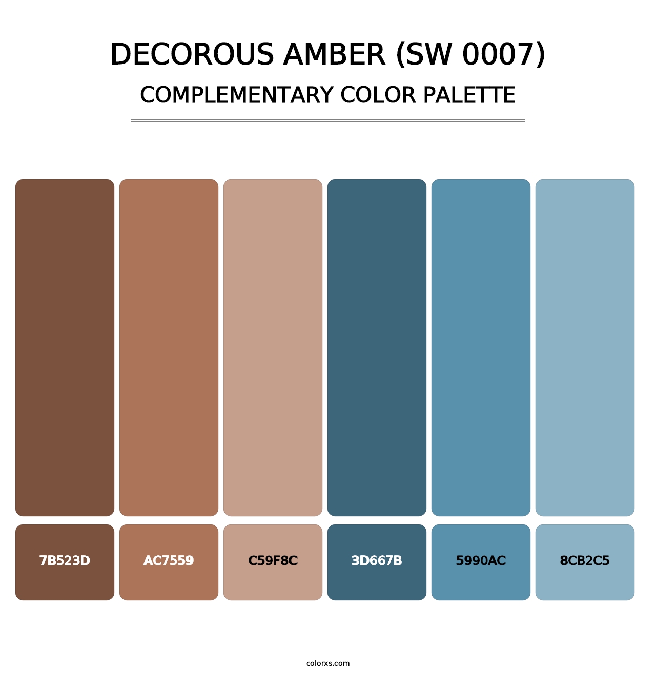 Decorous Amber (SW 0007) - Complementary Color Palette