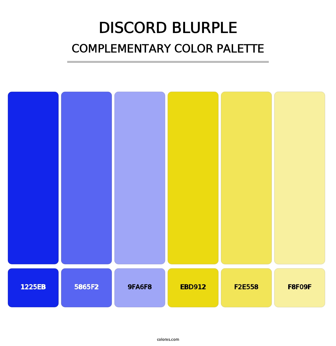 Discord Blurple - Complementary Color Palette