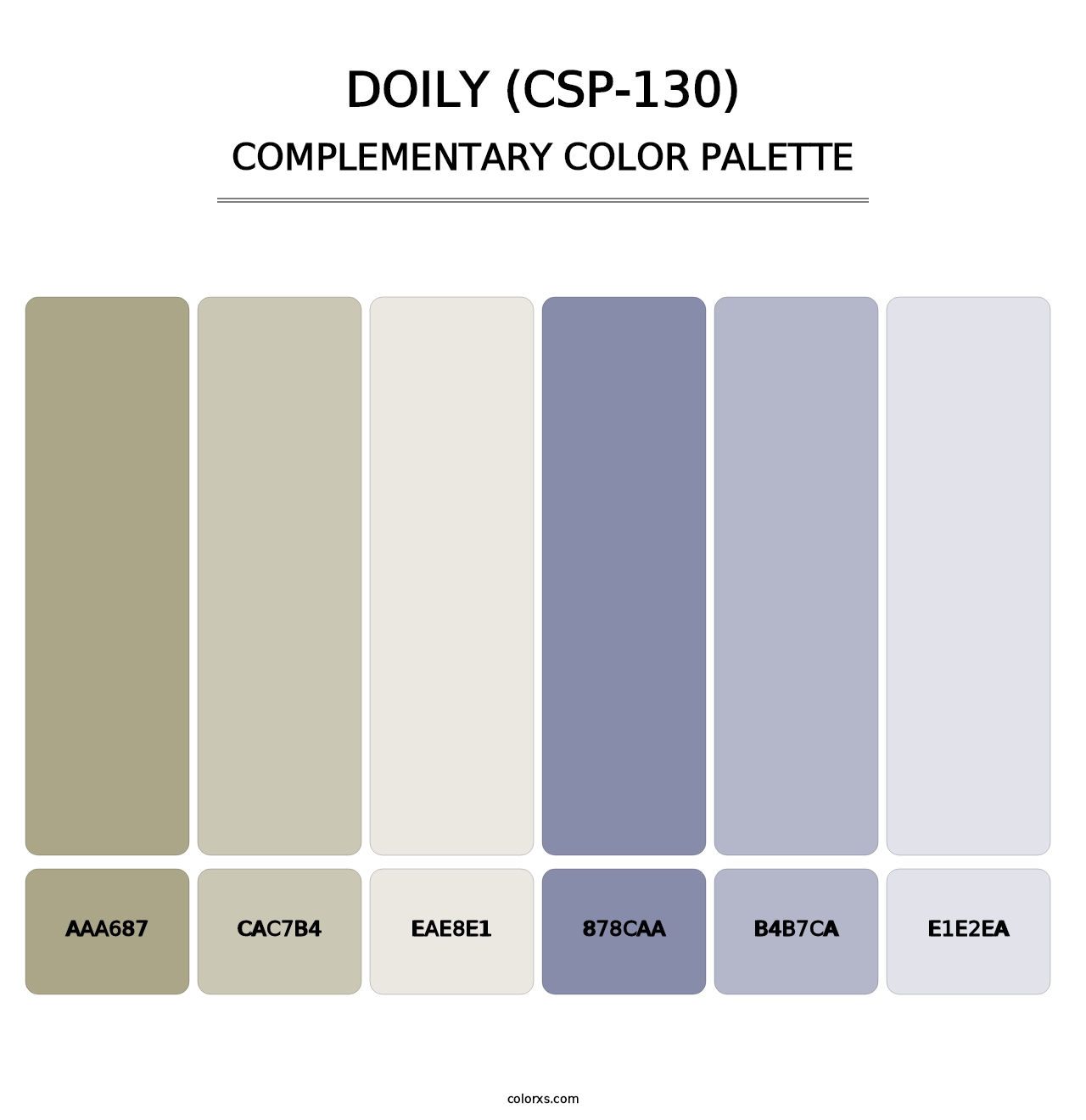 Doily (CSP-130) - Complementary Color Palette