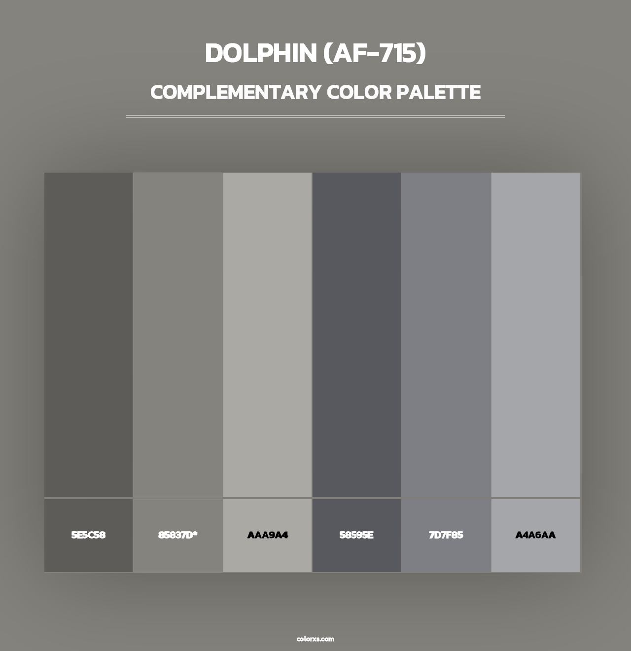 Dolphin (AF-715) - Complementary Color Palette