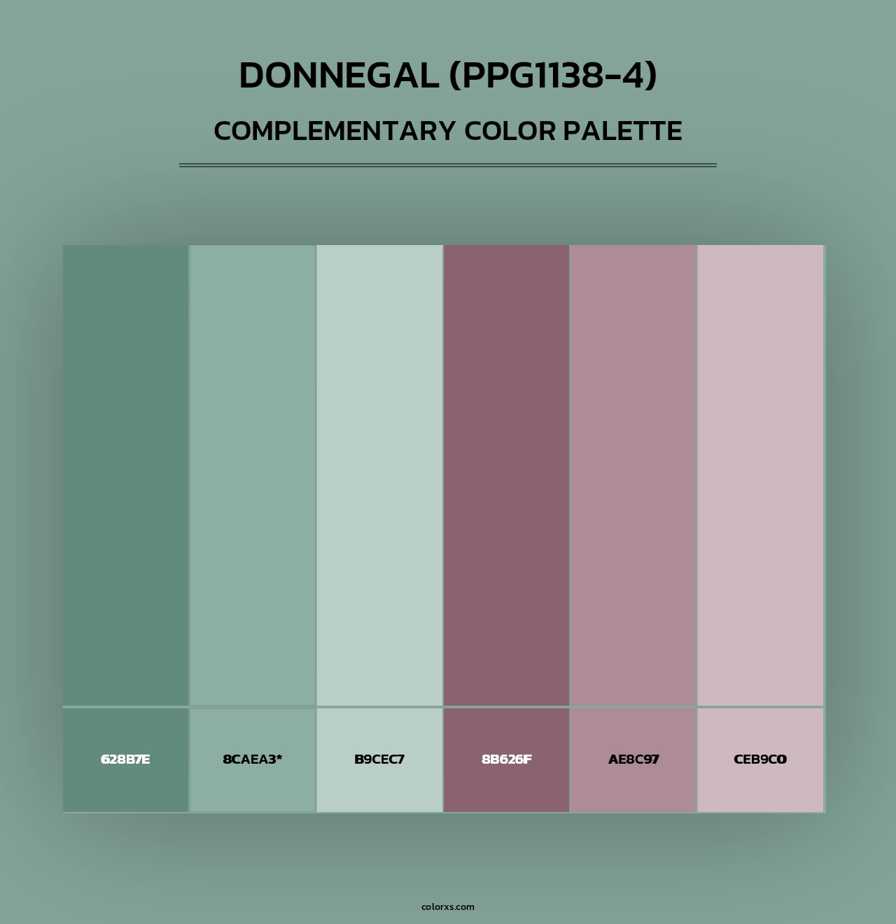 Donnegal (PPG1138-4) - Complementary Color Palette