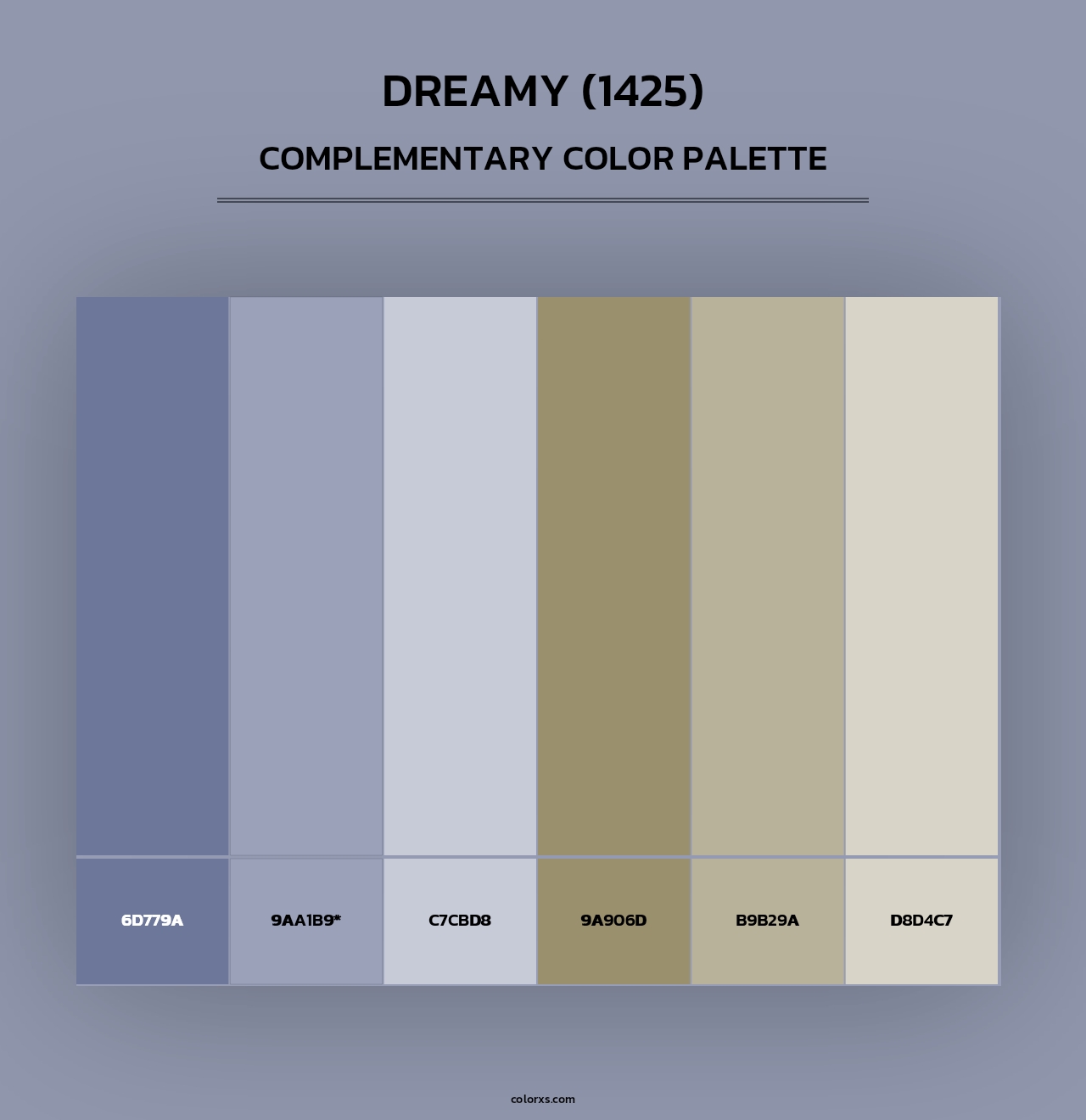 Dreamy (1425) - Complementary Color Palette
