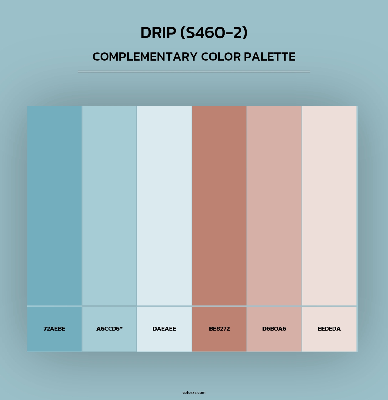 Drip (S460-2) - Complementary Color Palette