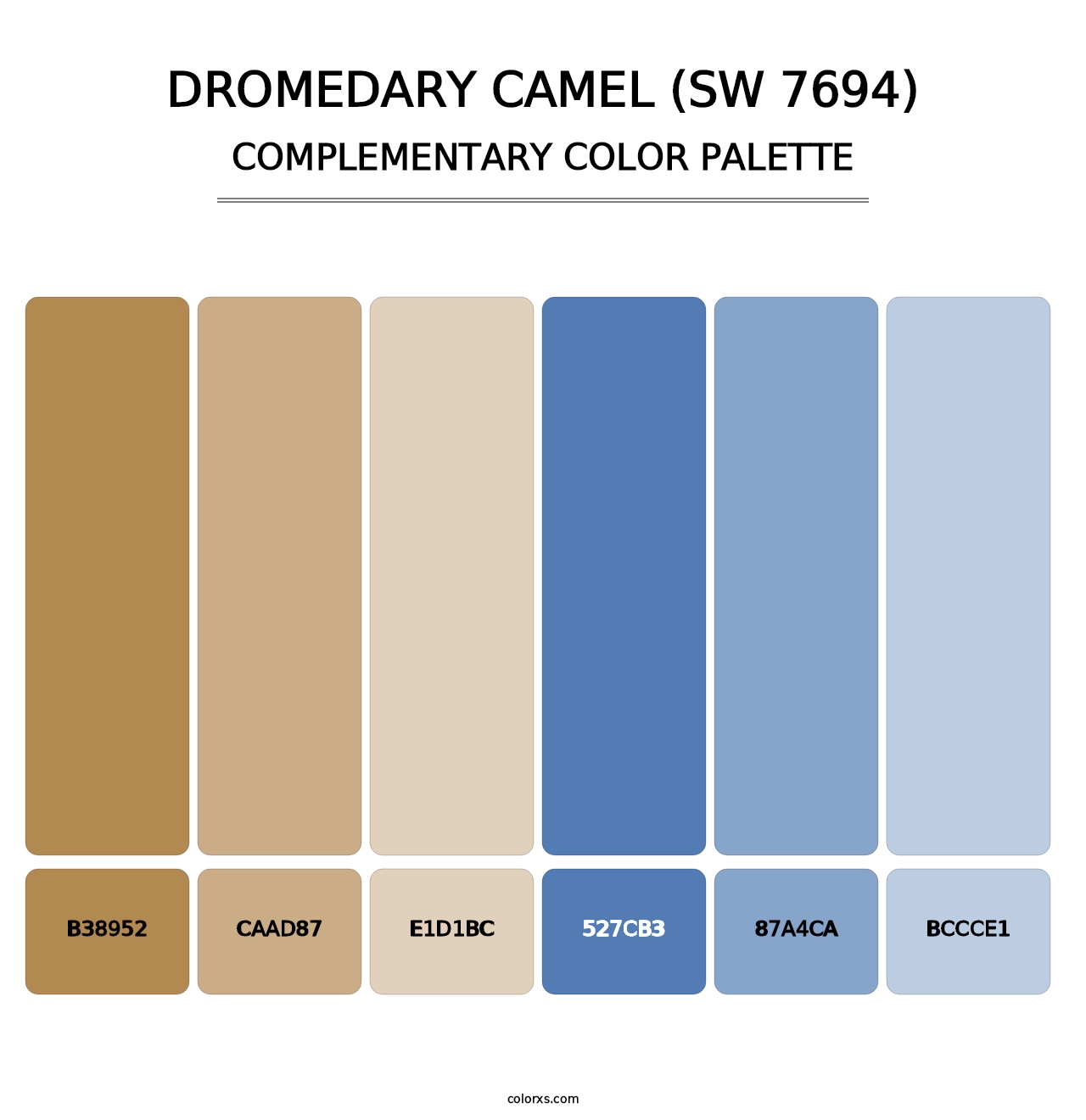 Dromedary Camel (SW 7694) - Complementary Color Palette