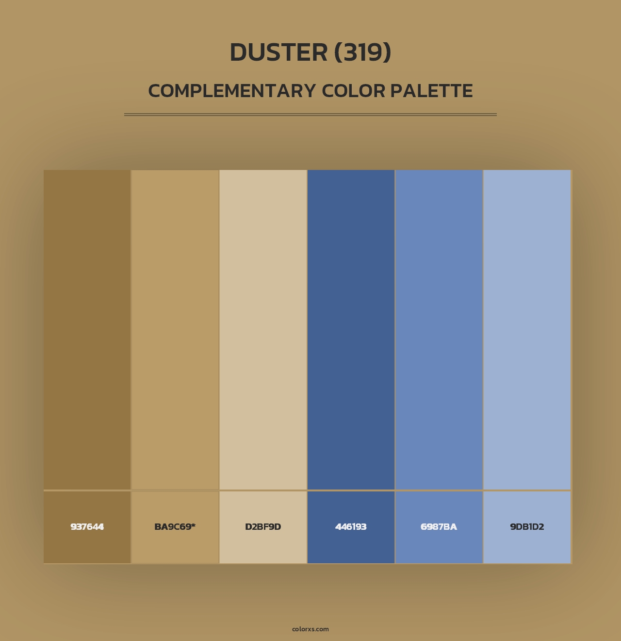 Duster (319) - Complementary Color Palette
