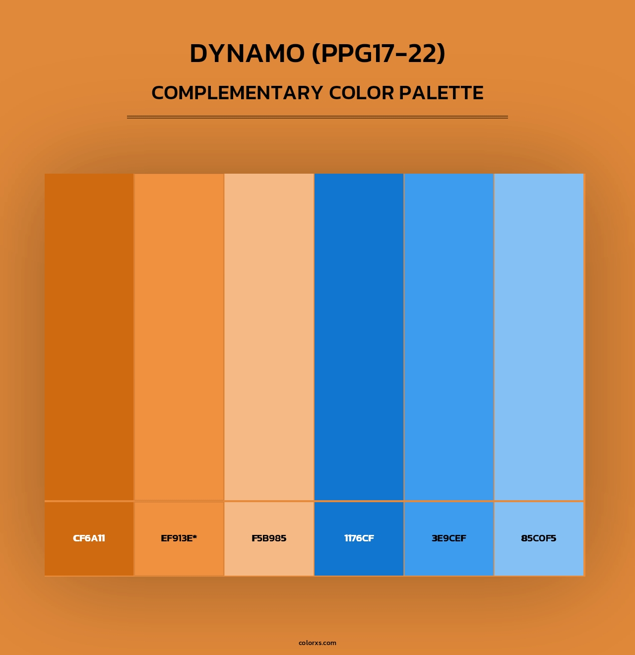 Dynamo (PPG17-22) - Complementary Color Palette